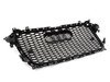 ES#3005993 - 015865ECS03KT - RS4 Mesh Style Grille - Black With Chrome Frame - Add a sleek new look to your front end with an RS style mesh grille - ECS - Audi