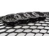 ES#3005993 - 015865ECS03KT - RS4 Mesh Style Grille - Black With Chrome Frame - Add a sleek new look to your front end with an RS style mesh grille - ECS - Audi