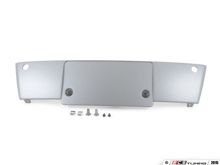 ES#383227 - 4E0807287AK1RR - License Plate Bracket - Platinum Grey - Stay legal with a new license plate bracket - Genuine Volkswagen Audi - Audi