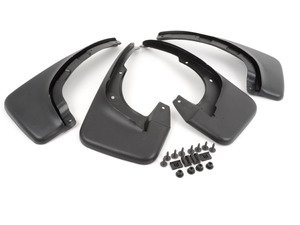 ES#2586375 - 1J0075111KT - Front & Rear Splash Guard Kit - (NO LONGER AVAILABLE) - Protect your car with this complete splash guard set with hardware included. - Genuine Volkswagen Audi - 