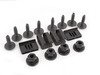 ES#2586375 - 1J0075111KT - Front & Rear Splash Guard Kit - (NO LONGER AVAILABLE) - Protect your car with this complete splash guard set with hardware included. - Genuine Volkswagen Audi - 