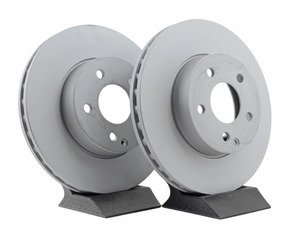 ES#2612227 - 2124211312KT2 - Front Brake Rotors - Pair - Does not include new brake rotor set screws - Zimmermann - Mercedes Benz
