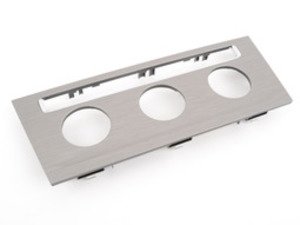 ES#2743676 - 5GM863041EGS - A/C Control Head Trim - New Brushed - Surrounds the heater control panel - Genuine Volkswagen Audi - Volkswagen