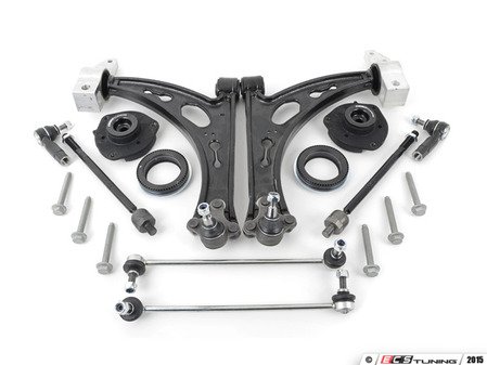 ES#2992419 - 1K01993kKT - Front Suspension Refresh Kit - Stage 3 - Featuring ECS upgraded strut mounts! Get the most complete suspension kit on the market. - Assembled By ECS - Audi Volkswagen