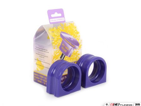 ES#2804616 - PFR5-1414x2 - E70 Performance Polyurethane Rear sway Bar Bushing Set - Stiffer bushings allow sway bars to work at their fullest potential - Powerflex - BMW