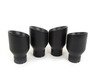 ES#2827490 - SSXAU373 - Cat-Back Exhaust System - Non-Resonated - (NO LONGER AVAILABLE) - 2.76" stainless steel with quad 100mm black Cerakote tips - Milltek Sport - 
