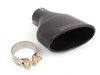 ES#2998980 - MSTIP144 - Oval Cerakote exhaust tip - Left - 150x95mm black oval tip for the left side of the vehicle - Milltek Sport - Audi