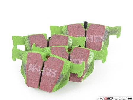 ES#519868 - DP21588 - Rear Greenstuff Performance Brake Pads Set - Designed as a mildly upgraded pad, great for an afternoon of sporty driving - EBC - BMW
