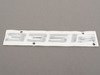 ES#2912128 - 51147364378 - 335is emblem  - Trunk mounted emblem - Genuine BMW - BMW