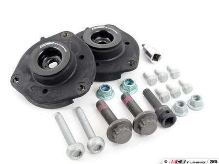 ES#3006390 - 1K0498002KT1 - Heavy Duty Front Suspension Install Kit - With Specialty Tools - Featuring ECS upgraded upper strut mounts! All of the hardware needed for a correct front suspension install, including specialty tools. - Assembled By ECS - Volkswagen