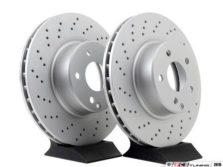 ES#2712878 - 2204210912KT2 -  Front Brake Rotors - Pair - Featuring a protective Meyle Platinum coating - Meyle - Mercedes Benz
