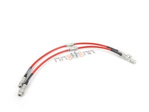 ES#6142 - ecs41013kt - Exact-Fit Stainless Steel Brake Lines - Front - (NO LONGER AVAILABLE) - Front set of DOT-compliant lines for an improved pedal feel --- SS 025326ECS01~A - ECS - 