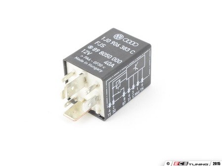 ES#310476 - 1J0906383C - Relay 409 - Priced Each - (NO LONGER AVAILABLE) - Commonly used as a contact close relay for fuel pump - Genuine Volkswagen Audi - Volkswagen