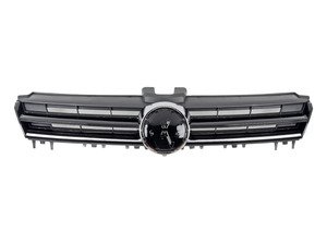 ES#2953948 - 5GM853651AZL - Golf Lighting Package Grille - With Chrome Strip - Gloss black bars with chrome strip and badge holder - Bremmen Parts - Volkswagen