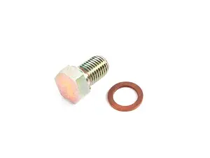 Oil Drain Plug With Crush Washer