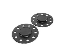 5mm Wheel Spacers with Integrated Hub Extenders - Black (Pair)
