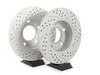 ES#2561712 - 4A0301DXSGMTKT3 - Performance Front & Rear Brake Service Kit - (NO LONGER AVAILABLE) - Featuring ECS GEOMET Drilled & Slotted rotors and Hawk HPS pads - Assembled By ECS - 
