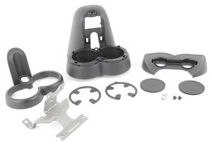 ES#2975757 - 51169813055KT - Rear Cup Holder Retrofit Kit - With Front Center Armrest R60 - Upgrade and add those extra cup holders right behind the center rail - Genuine MINI - MINI