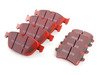ES#2992564 - dp32087cKT - Front & Rear RedStuff Performance Brake Pad Kit - High performance street pad featuring Kevlar technology, includes front and rear pads - EBC - Audi