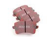 ES#2992564 - dp32087cKT - Front & Rear RedStuff Performance Brake Pad Kit - High performance street pad featuring Kevlar technology, includes front and rear pads - EBC - Audi