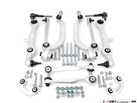 ES#2872496 - 8E0407151RS3 - Complete Front Control Arm Kit - Includes all front control arms, end links, tie rod ends and hardware - Febi - Audi