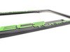 ES#2189943 - ECS-LP-FRAME-GRN - ECS Tuning License Plate Frame - Green - (NO LONGER AVAILABLE) - Black fade resistant plastic frame with raised letters - ECS - 