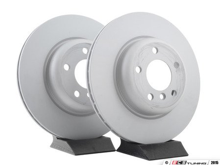 ES#2749098 - 34116794429KT - Front Brake Rotors - Pair (330x24) - Replace worn, grooved, rusty, or warped rotors - Zimmermann - BMW