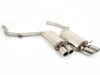 ES#2827314 - SSXAU133 - Cat-Back Exhaust System - Resonated - (NO LONGER AVAILABLE) - 2.36" stainless steel with quad Jet 80mm polished tips - Milltek Sport - 
