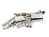 ES#2827259 - SSXAU044 - Turbo-Back Exhaust System - Resonated - 3" downpipe with Hi-Flow Sports cat and 2.75" stainless steel cat-back with dual Polished 76.2mm Jet tips - Milltek Sport - Audi