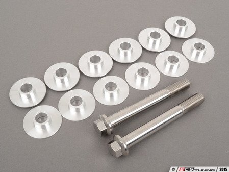 ES#3010012 - CTS-HW-036-ARP - Subframe Billet Bushing Insert Kit - ARP Hardware - Tighten your ride back up with this billet bushing kit from CTS featuring proprietary ARP subframe bolts - CTS - Audi Volkswagen