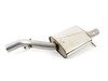 ES#2827259 - SSXAU044 - Turbo-Back Exhaust System - Resonated - 3" downpipe with Hi-Flow Sports cat and 2.75" stainless steel cat-back with dual Polished 76.2mm Jet tips - Milltek Sport - Audi