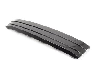 ES#2925628 - 8U0807287ET94 - Plate Filler - Glossy Black - Replace the stock front license plate holder with this clean plate filler - Genuine Volkswagen Audi - Audi
