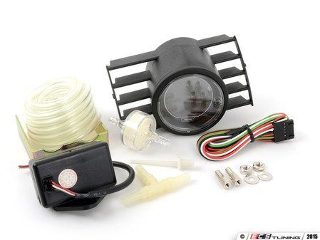 ES#3010052 - 216evowgbomk5KT - ECS Angled Vent Pod & EVO Series Digital Boost Gauge Kit - Digital boost gauge with dimmable green or white backlighting with ECS angled vent pod - Assembled By ECS - Volkswagen