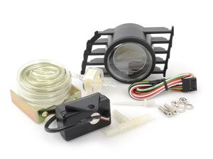 ES#3010056 - 216evowgbomk7KT - VentPod & EVO Series Digital Boost Gauge Kit - Digital boost gauge with dimmable green or white backlighting with NSP VentPod - Assembled By ECS - Volkswagen