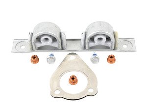 ES#2765624 - 1J0253144HKT1 - Downpipe Installation Kit - Includes all gaskets, brackets and hardware to install the downpipe with catalyst - Assembled By ECS - Volkswagen