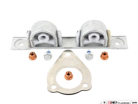 ES#2765624 - 1J0253144HKT1 - Downpipe Installation Kit - Includes all gaskets, brackets and hardware to install the downpipe with catalyst - Assembled By ECS - Volkswagen