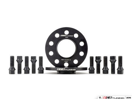 ES#3006163 - 002411ecsKT19 - ECS 10mm Wheel Spacers & ECS Conical Seat Bolt Kit - Aluminum wheel spacers & steel wheel bolt kit made specifically for your BMW & MINI 5x112 bolt pattern - ECS - BMW MINI
