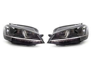 ES#2986659 - 5g1998753bKT - European Golf R Headlight Set - Perfect upgrade for any existing Xenon ready MKVII featuring clear side markers. - Genuine European Volkswagen Audi - Volkswagen
