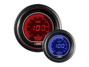 ES#3006398 - 216EVOWT.F - EVO Series Digital Water Temperature Gauge - 80-280F - Digital water temperature gauge with dimmable red or blue backlighting - Prosport Performance - Audi BMW Volkswagen MINI