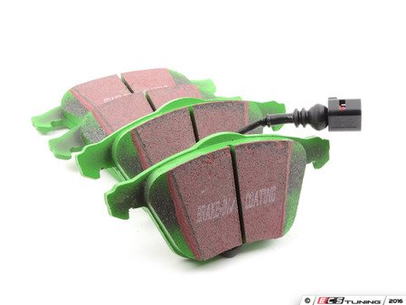 ES#2893830 - DP21946 - Front GreenStuff Performance Brake Pad Set - Mildly upgraded composite pad - EBC - Audi Volkswagen