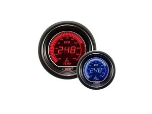ES#3006400 - 216EVOEFP.PSI - EVO Series Digital Fuel Pressure Gauge - 0-100 Psi - Digital fuel pressure gauge with dimmable red or blue backlighting - Prosport Performance - Audi BMW Volkswagen MINI