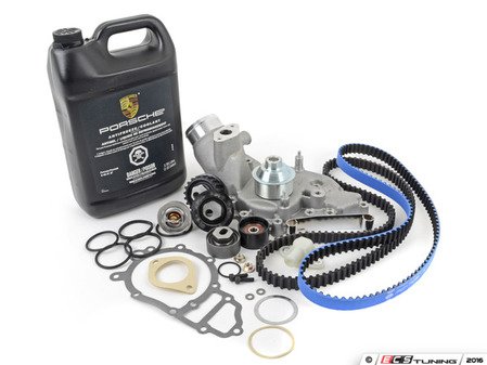 ES#2588594 - 94410515704KT41 - Ultimate Plus Timing Belt Kit With Water Pump - Features Gates Racing kevlar timing belt for added dependability - Assembled By ECS - Porsche