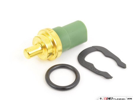 ES#2866095 - 059919501AS1 - Coolant Temperature Sensor With O-Ring & Clip - 4 Pin - Updated Green sensor with square/round connector. Please check existing sensor color - Febi - Audi Volkswagen