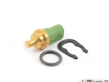 ES#264174 - 059919501AKT2 -  Coolant Temperature Sensor With O-Ring & Clip - 4 Pin - Updated Green sensor with square/round connector. Please check existing sensor color - Genuine Volkswagen Audi - Audi Volkswagen