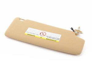 ES#81988 - 51163404025 - E83 Illuminated Sun Visor/Mirror - Left - Sand Beige - Genuine BMW - BMW