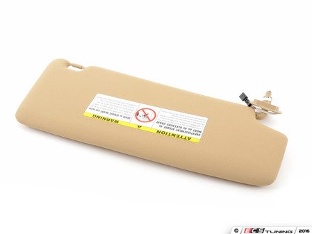 ES#81988 - 51163404025 - E83 Illuminated Sun Visor/Mirror - Left - Sand Beige - Genuine BMW - BMW