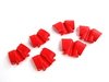ES#261145 - 022906923 - Ignition Coil Cover Set - Red - Set Of 6 - (NO LONGER AVAILABLE) - Replace your damaged, or faded coil connector covers with this new complete set. - Genuine Volkswagen Audi - 