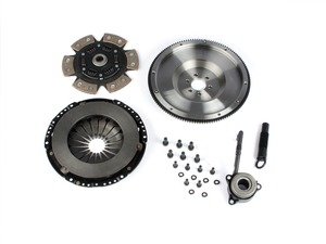 ES#3021850 - BFI20F240ST4 - BFI Stage 4 Clutch Kit - Forged Steel Flywheel (18.85lbs) - (NO LONGER AVAILABLE) - Includes a lightweight 4140 forged steel flywheel, performance pressure plate and sprung 6-puck ceramic clutch disk. Rated for 500wtq. - Black Forest Industries - 