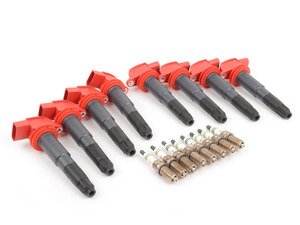 ES#2992117 - 94860210413KT - Ignition Service Kit - Includes spark plugs and ignition coils - Genuine Porsche - Porsche