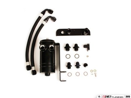 ES#3021890 - CCF001 - BFI "Clean Catch" - Crankcase Oil Separator KIT - Keep your intake tract clean and oil free, with this BFI baffled Oil Catch Can System - Black Forest Industries - Audi Volkswagen